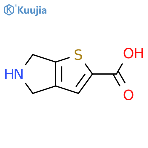 4H,5H,6H-thieno2,3-cpyrrole-2-carboxylic acid structure