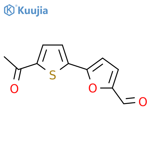 5-(5-Acetylthiophen-2-yl)furan-2-carbaldehyde structure