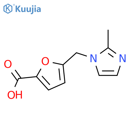 5-(2-Methyl-1H-imidazol-1-yl)methyl-2-furoic acid structure