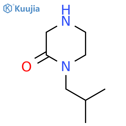 1-(2-Methylpropyl)piperazin-2-one structure