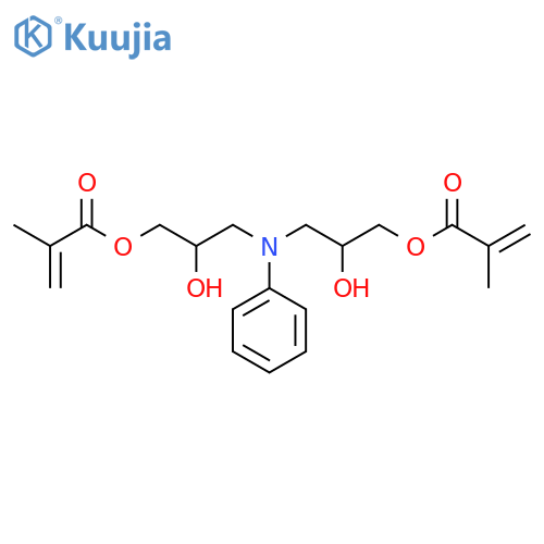 2-Propenoic acid, 2-methyl-,(phenylimino)bis(2-hydroxy-3,1-propanediyl) ester structure