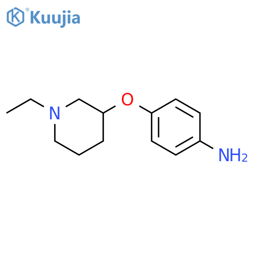 4-(1-ethylpiperidin-3-yl)oxyaniline structure