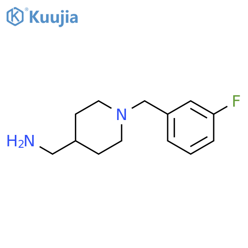 1-(3-Fluorobenzyl)piperidin-4-ylmethylamine structure