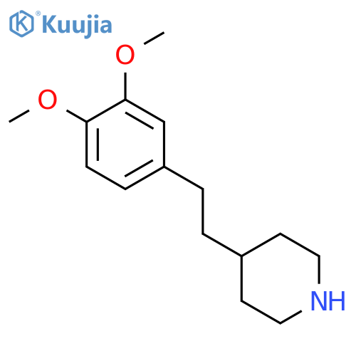 4-2-(3,4-Dimethoxy-phenyl)-ethyl-piperidine structure