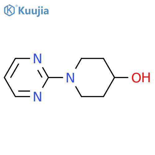 1-(Pyrimidin-2-yl)piperidin-4-ol structure