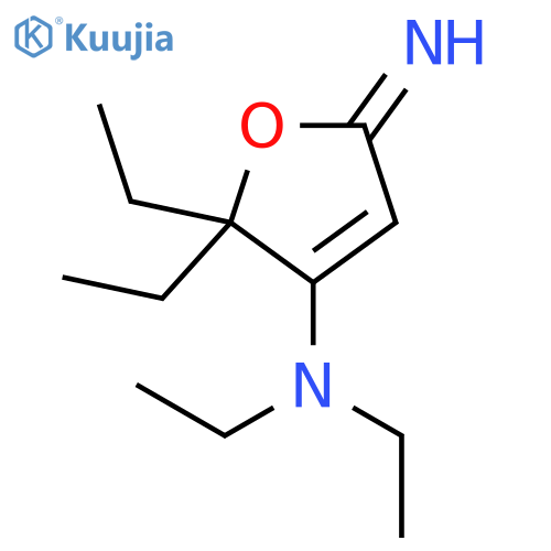 3-Furanamine, N,N,2,2-tetraethyl-2,5-dihydro-5-imino- structure