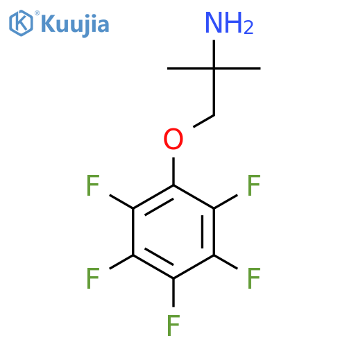 1,1-Dimethyl-2-(pentafluorophenoxy)ethylamine structure