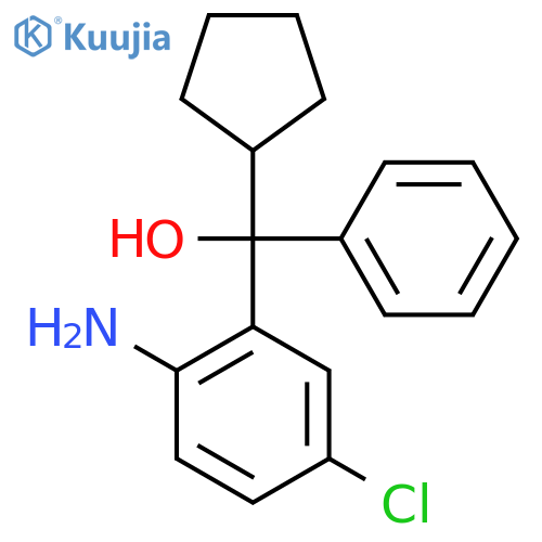 (2-Amino-5-chlorophenyl)(cyclopentyl)phenylmethanol structure