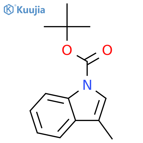 tert-Butyl 3-Methyl-1H-indole-1-carboxylate structure