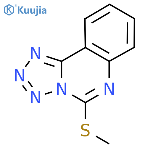 5-(methylsulfanyl)-1,2,3,4tetrazolo1,5-cquinazoline structure