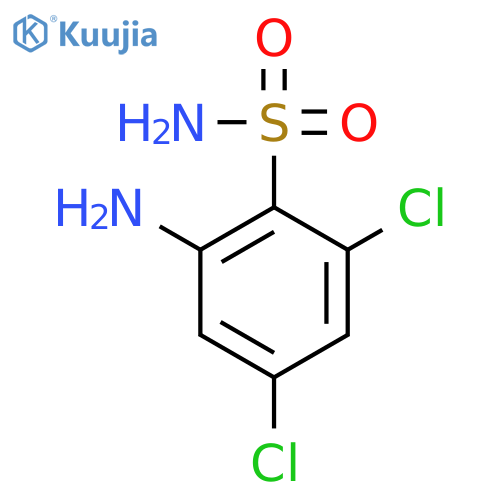 2-amino-4,6-dichlorobenzenesulfonamide structure