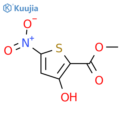 Methyl 3-hydroxy-5-nitrothiophene-2-carboxylate structure