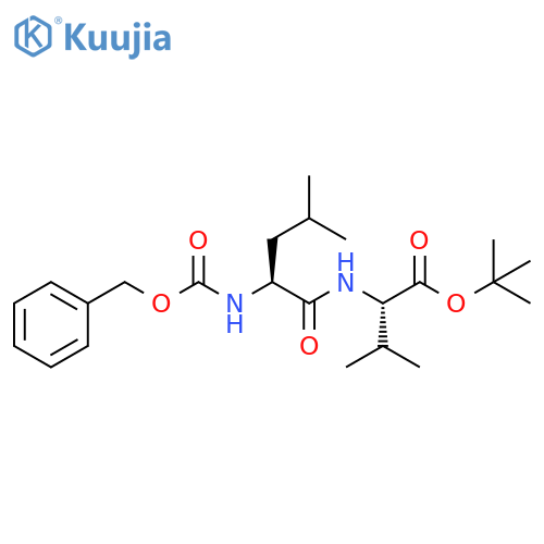 L-Valine, N-[(phenylmethoxy)carbonyl]-L-leucyl-, 1,1-dimethylethyl ester structure