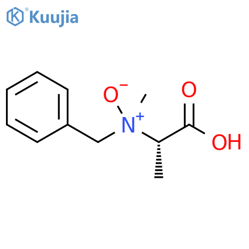 L-Alanine, N-methyl-N-(phenylmethyl)-, N-oxide structure