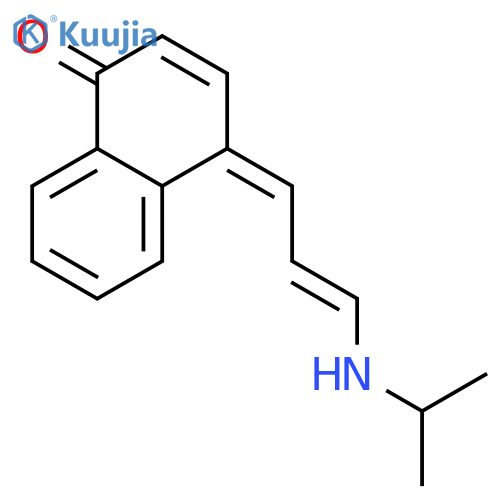 1(4H)-Naphthalenone, 4-[3-[(1-methylethyl)amino]-2-propenylidene]- structure