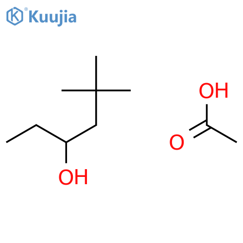 3-Hexanol, 5,5-dimethyl-, acetate structure