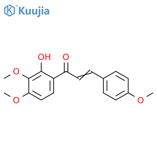 2-Propen-1-one, 1-(2-hydroxy-3,4-dimethoxyphenyl)-3-(4-methoxyphenyl)- structure