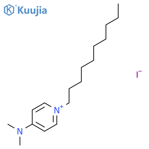 Pyridinium, 1-decyl-4-(dimethylamino)-, iodide structure