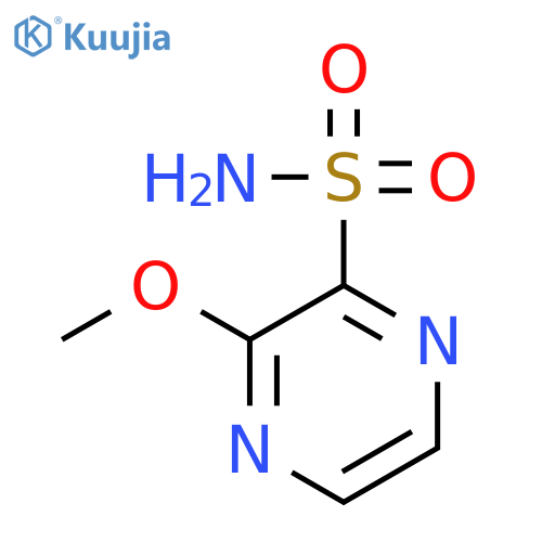 3-methoxypyrazine-2-sulfonamide structure