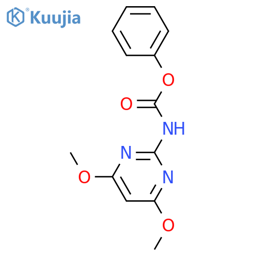 4,6-Dimethoxy-2-(phenoxycarbonyl)aminopyrimidine structure