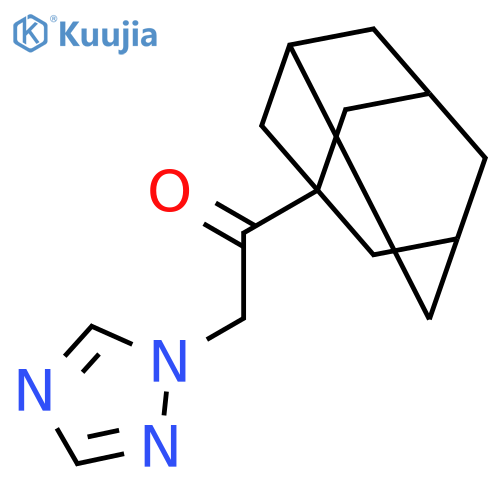 Ethanone, 1-tricyclo[3.3.1.13,7]dec-1-yl-2-(1H-1,2,4-triazol-1-yl)- structure