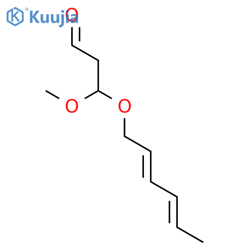 PROPANAL, 3-(2,4-HEXADIENYLOXY)-3-METHOXY- structure