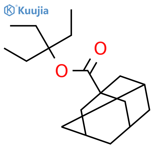 TRICYCLO[3.3.1.13,7]DECANE-1-CARBOXYLIC ACID, 1,1-DIETHYLPROPYL ESTER structure