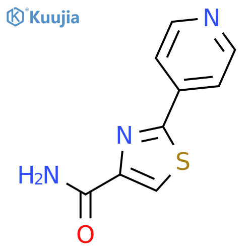 4-Thiazolecarboxamide, 2-(4-pyridinyl)- structure