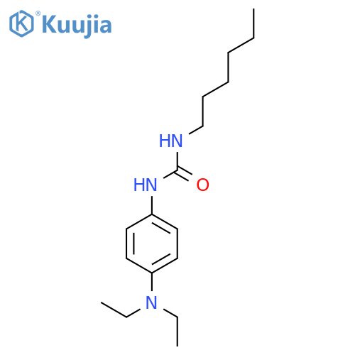 Urea, N-[4-(diethylamino)phenyl]-N'-hexyl- structure