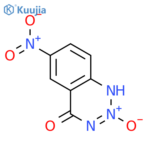 6-nitro-1,2,3-benzotriazin-4(1H)-one 2-oxide structure