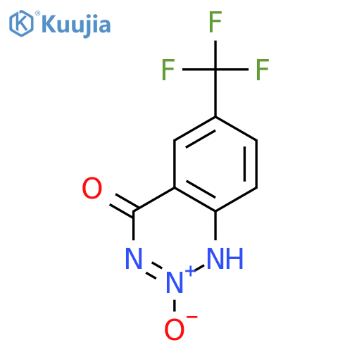 1,2,3-Benzotriazin-4(1H)-one, 6-(trifluoromethyl)-, 2-oxide structure