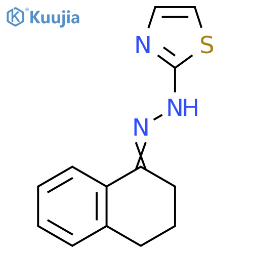 2(3H)-Thiazolone, (3,4-dihydro-1(2H)-naphthalenylidene)hydrazone structure
