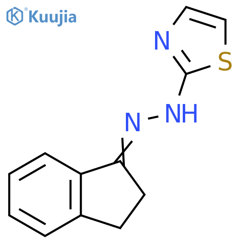 2(3H)-Thiazolone, (2,3-dihydro-1H-inden-1-ylidene)hydrazone structure