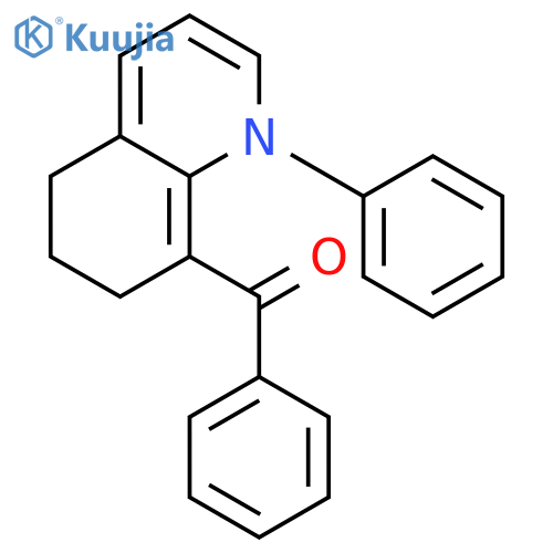 Methanone, phenyl(1,5,6,7-tetrahydro-1-phenyl-8-quinolinyl)- structure