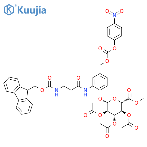 beta-D-glucuronide-pNP-carbonate structure