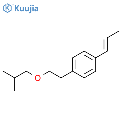 Benzene, 1-[2-(2-methylpropoxy)ethyl]-4-(1-propenyl)- structure
