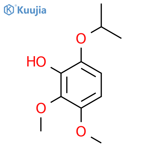 Phenol, 2,3-dimethoxy-6-(1-methylethoxy)- structure