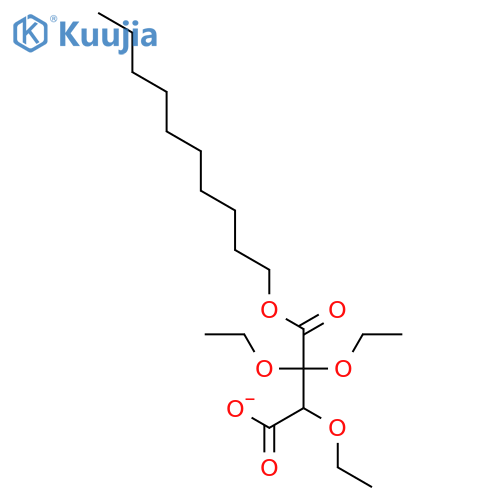 Butanedioic acid, triethoxy-, monodecyl ester structure