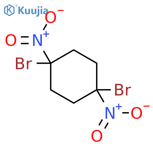 1,4-Dibromo-1,4-dinitrocyclohexane structure