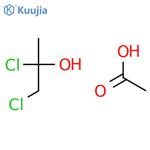 2-PROPANOL, 1,2-DICHLORO-, ACETATE structure