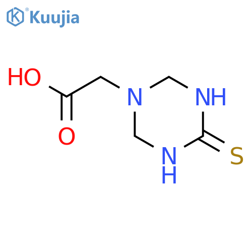 (4-Thioxo-[1,3,5]triazinan-1-yl)-acetic acid structure