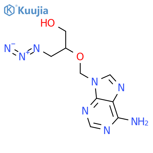 1-Propanol, 2-[(6-amino-9H-purin-9-yl)methoxy]-3-azido- structure