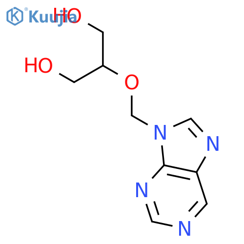 1,3-Propanediol, 2-(9H-purin-9-ylmethoxy)- structure