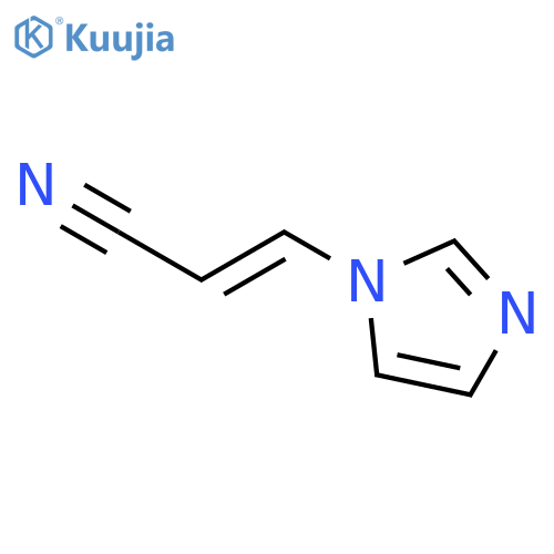 2-Propenenitrile, 3-(1H-imidazol-1-yl)-, (Z)- structure