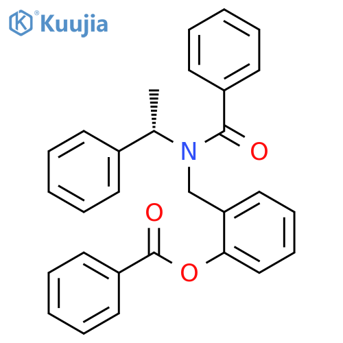 Benzamide, N-[[2-(benzoyloxy)phenyl]methyl]-N-(1-phenylethyl)-, (S)- (9CI) structure