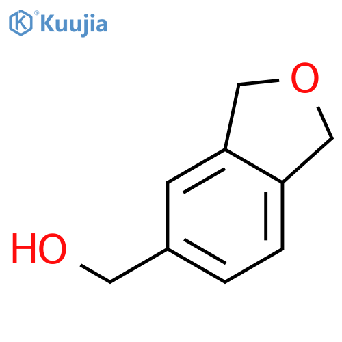 (1,3-dihydro-2-benzofuran-5-yl)methanol structure