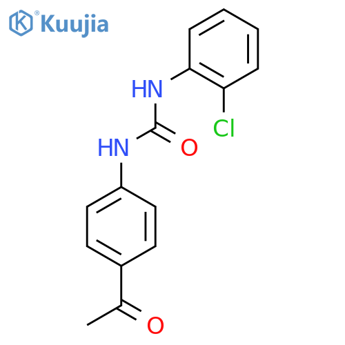 3-(4-acetylphenyl)-1-(2-chlorophenyl)urea structure