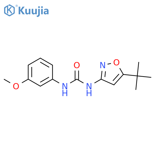 1-(5-(tert-Butyl)isoxazol-3-yl)-3-(3-methoxyphenyl)urea structure