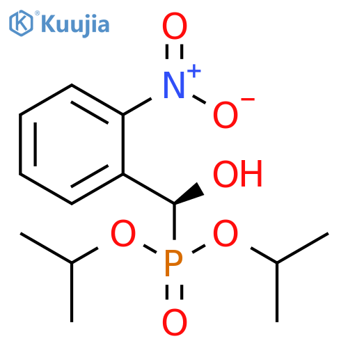 Phosphonic acid, [hydroxy(2-nitrophenyl)methyl]-, bis(1-methylethyl) ester, (S)- (9CI) structure