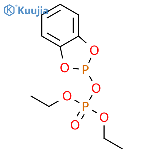 1,3,2-BENZODIOXAPHOSPHOLE, 2-[(DIETHOXYPHOSPHINYL)OXY]- structure